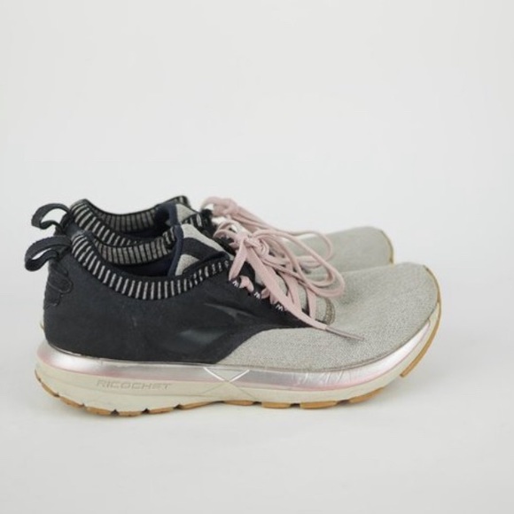 Brooks Ricochet DNA Limited Style Running Shoe Women Pink and Gray Size 10 EUC - Picture 5 of 7